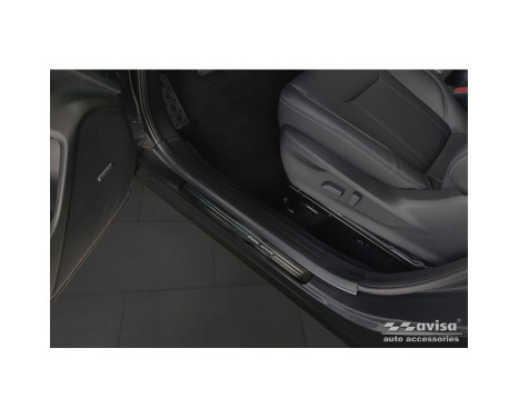 Black Stainless Steel Door Sill suitable for Subaru Forester (SK) 2018- - 'Special Edition' - 4-piece