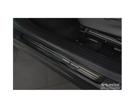 Black Stainless Steel Door Sill suitable for Subaru Forester (SK) 2018- - 'Special Edition' - 4-piece, Image 2