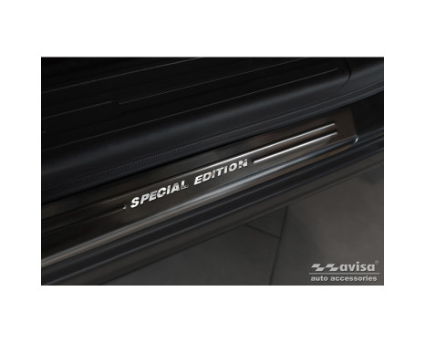 Black Stainless Steel Door Sill suitable for Subaru Forester (SK) 2018- - 'Special Edition' - 4-piece, Image 3