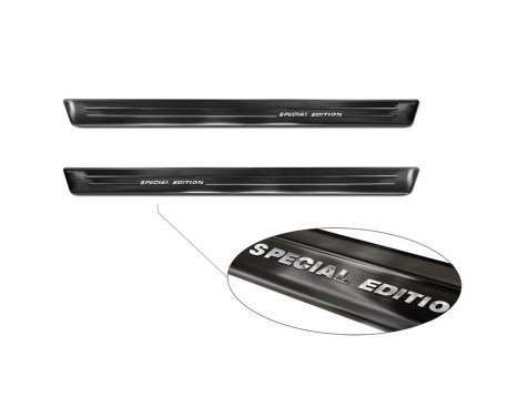 Black Stainless Steel Door Sill suitable for Subaru Forester (SK) 2018- - 'Special Edition' - 4-piece, Image 4