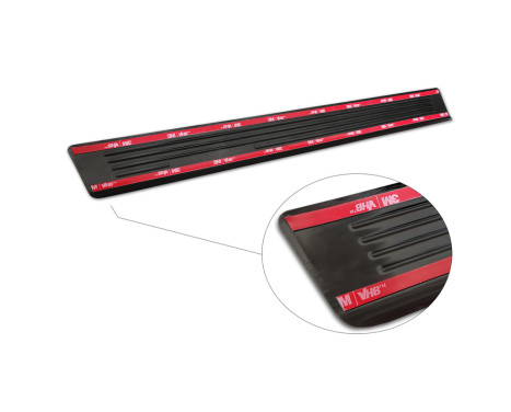 Black stainless steel door sills suitable for Audi Q2 Facelift 2020- 'Special Edition' - 4-piece, Image 5