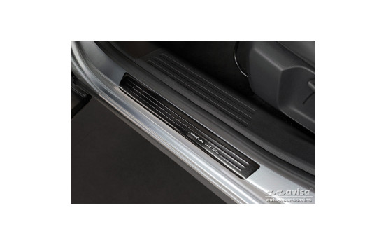Black stainless steel door sills suitable for Citroën C4 III 2020- 'Special Edition' - 4-piece