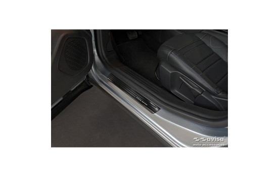 Black stainless steel door sills suitable for Citroën C4 III 2020- 'Special Edition' - 4-piece, Image 2