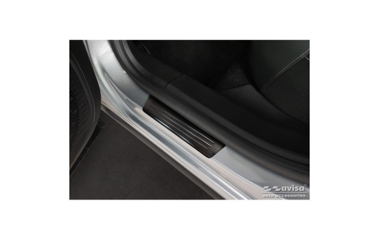 Black stainless steel door sills suitable for Citroën C4 III 2020- 'Special Edition' - 4-piece, Image 4