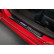 Black stainless steel door sills suitable for Ford Focus IV 2018- 'Hybrid' - 4 pieces
