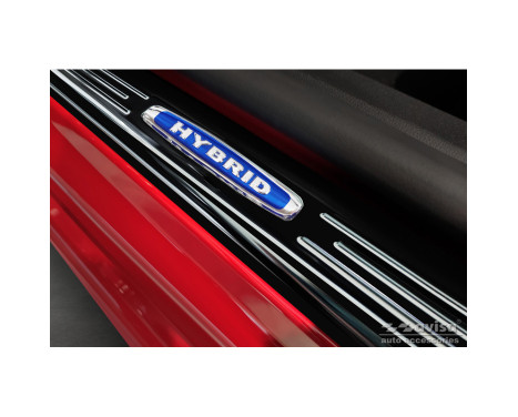Black stainless steel door sills suitable for Ford Focus IV 2018- 'Hybrid' - 4 pieces, Image 2