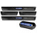 Black stainless steel door sills suitable for Ford Focus IV 2018- 'Hybrid' - 4 pieces, Thumbnail 6