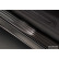 Black stainless steel door sills suitable for Ford Mustang Mach-E 2020 - 'Lines' - 4-piece, Thumbnail 3