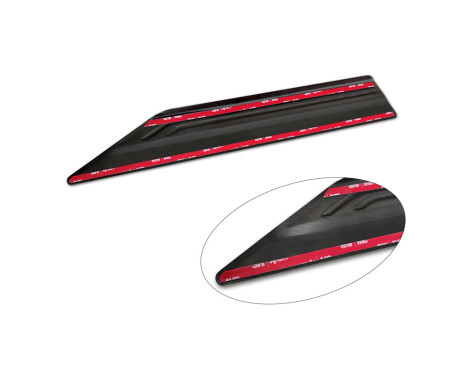 Black stainless steel door sills suitable for Lexus NX II 2021 - 'Lines' - 4-piece, Image 6