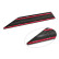 Black stainless steel door sills suitable for Lexus NX II 2021 - 'Lines' - 4-piece, Thumbnail 6