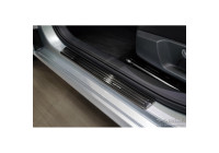 Black stainless steel door sills suitable for Skoda Fabia IV Hatchback 2021- 'Special Edition' - 4-piece