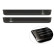 Black stainless steel door sills suitable for Volkswagen Caddy V 2020 - 2-piece, Thumbnail 5