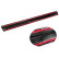 Black stainless steel door sills suitable for Volkswagen Golf VIII Hatchback/Variant 2020- 'Hybrid' - 4-piece, Thumbnail 6