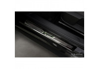 Black stainless steel door sills suitable for Volkswagen ID.3 2020- 'E-Power' - 4-piece