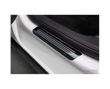 Black stainless steel Door sills suitable for Volkswagen ID.5 2021- 'E-Power' - 4 pieces, Image 4