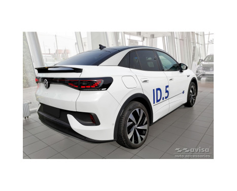 Black stainless steel door sills suitable for Volkswagen ID.5 2021 - - 'Lines' - 4-piece, Image 5