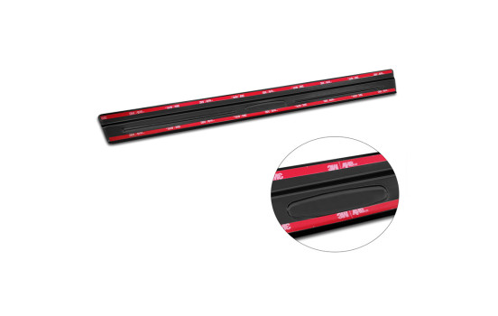 Black stainless steel Door sills suitable for Volkswagen Taigo 2021- 'Exclusive Edition' - 4 pieces, Image 6