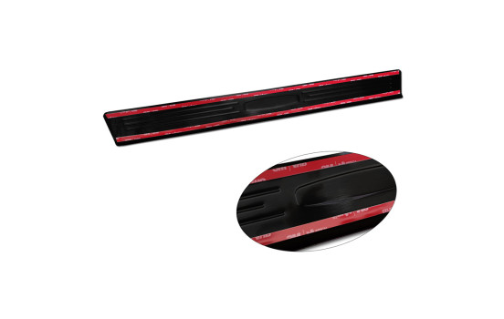 Black stainless steel door sills suitable for Volkswagen Touareg III 2018- 'Hybrid' - 4-piece, Image 6