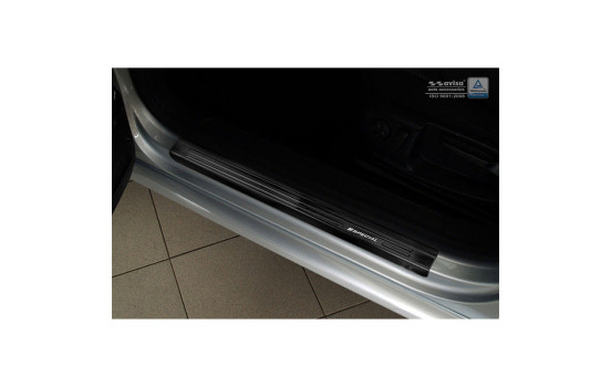 Black stainless steel door sills Volkswagen Passat 3C 2005-2014 - 'Special Edition' - 4-piece