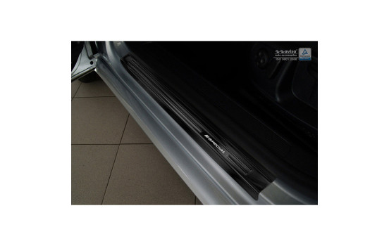 Black stainless steel door sills Volkswagen Passat 3C 2005-2014 - 'Special Edition' - 4-piece, Image 2