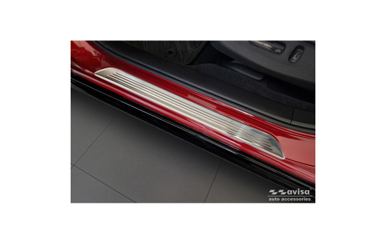 Stainless Steel Door Sill Moldings Fits Honda ZR-V (RZ4) 2023- 'Lines' - 4-Piece, Image 3