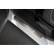 Stainless steel door sill moldings suitable for Renault Kangoo III & Nissan Townstar & Mercedes Citan 2021- - &#