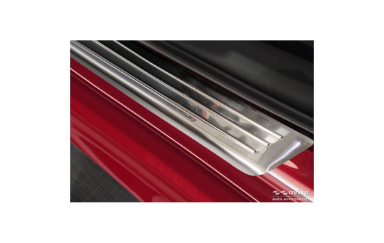 Stainless Steel Door Sill Moldings suitable for Toyota Yaris IV HB 2020-2024 & FL 2024- / Yaris Cross 2021- 'Lin, Image 3