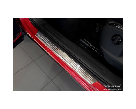 Stainless steel door sill moldings suitable for Volkswagen Tiguan II 2016-2020 & FL 2020- incl. Allspace 2017-2020 &, Image 2