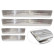 Stainless steel door sill moldings suitable for Volvo S60 III & V60 II 2018- - 'Lines' - 4-piece, Thumbnail 5