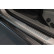 Stainless steel door sill moldings suitable for Volvo V90 & V90 Cross Country 2016- - 'Lines' - 4-piece, Thumbnail 2