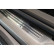 Stainless steel door sill moldings suitable for Volvo V90 & V90 Cross Country 2016- - 'Lines' - 4-piece, Thumbnail 3