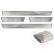 Stainless steel door sill moldings suitable for Volvo V90 & V90 Cross Country 2016- - 'Lines' - 4-piece, Thumbnail 5