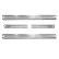 Stainless steel door sill suitable for BMW X7 G07 2019- 'Lines' - 4-piece, Thumbnail 5