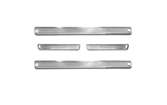 Stainless steel door sill suitable for BMW X7 G07 2019- 'Lines' - 4-piece, Image 5
