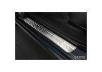 Stainless steel door sill suitable for Honda Civic X HB 5-door 2017- 'Lines' - 4-piece