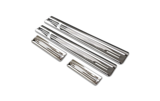 Stainless steel door sill suitable for Honda Civic X HB 5-door 2017- 'Sportline' - 4-piece, Image 5