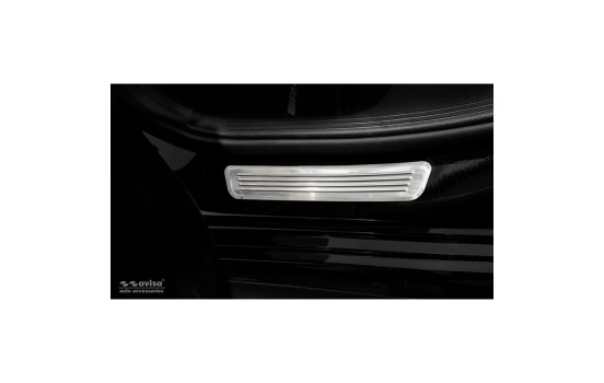 Stainless steel door sill suitable for Mercedes C-Class W205 2014-2019 & FL 2019- 2-piece, Image 2