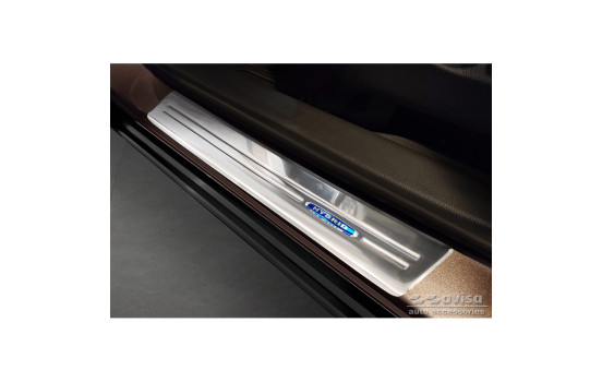 Stainless steel door sill suitable for Mitsubishi Eclipse Cross PHEV 2021- 'Hybrid' - 4-piece, Image 2