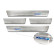 Stainless steel door sill suitable for Mitsubishi Eclipse Cross PHEV 2021- 'Hybrid' - 4-piece, Thumbnail 5