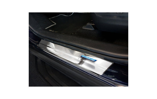 Stainless Steel Door Sill Toyota RAV4 (5th Gen.) 2018- - 'Hybrid' - 4-piece