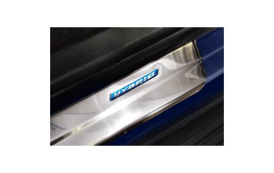 Stainless Steel Door Sill Toyota RAV4 (5th Gen.) 2018- - 'Hybrid' - 4-piece, Image 3