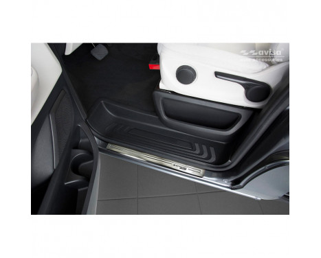 Stainless steel door sills Mercedes Vito & V-Class W447 2014- - 'Special Edition' - 2-piece