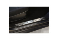 Stainless Steel Door Sills Nissan Juke 2010- - 'Lines' - 2-piece