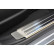 Stainless Steel Door Sills Nissan Juke 2010- - 'Lines' - 2-piece, Thumbnail 2