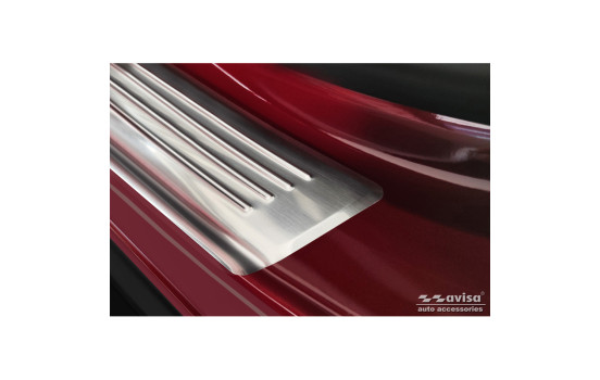 Stainless steel door sills suitable for Hyundai Tucson (NX4E) 2020- 'Lines' - 2-piece (rear doors), Image 2