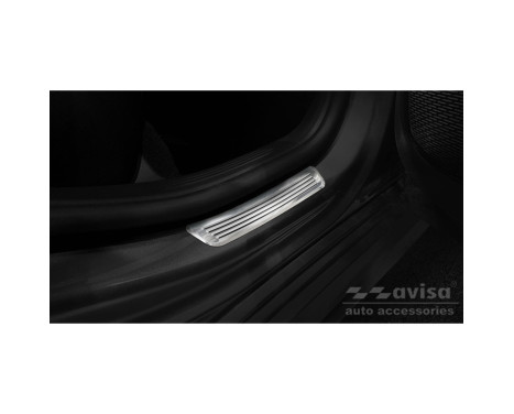 Stainless steel door sills suitable for Mercedes A-Class W177 HB/Sedan 2018- 2-piece (rear doors)