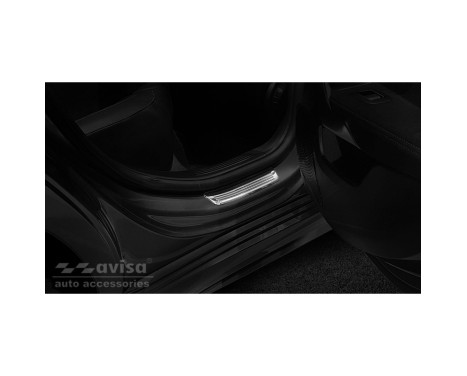 Stainless steel door sills suitable for Mercedes A-Class W177 HB/Sedan 2018- 2-piece (rear doors), Image 2