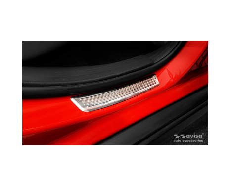Stainless steel door sills suitable for Mercedes GLA (X156) 2013-2017 & FL 2017- 2-piece (rear doors), Image 2