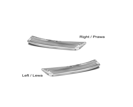 Stainless steel door sills suitable for Mercedes GLA (X156) 2013-2017 & FL 2017- 2-piece (rear doors), Image 5