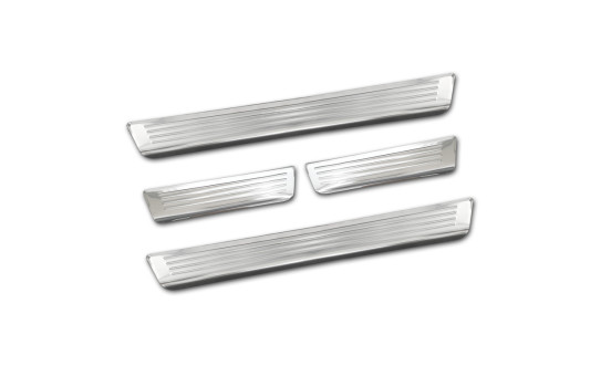 Stainless steel door sills suitable for Peugeot 2008 II 2020- 'Lines' - 4-piece, Image 5